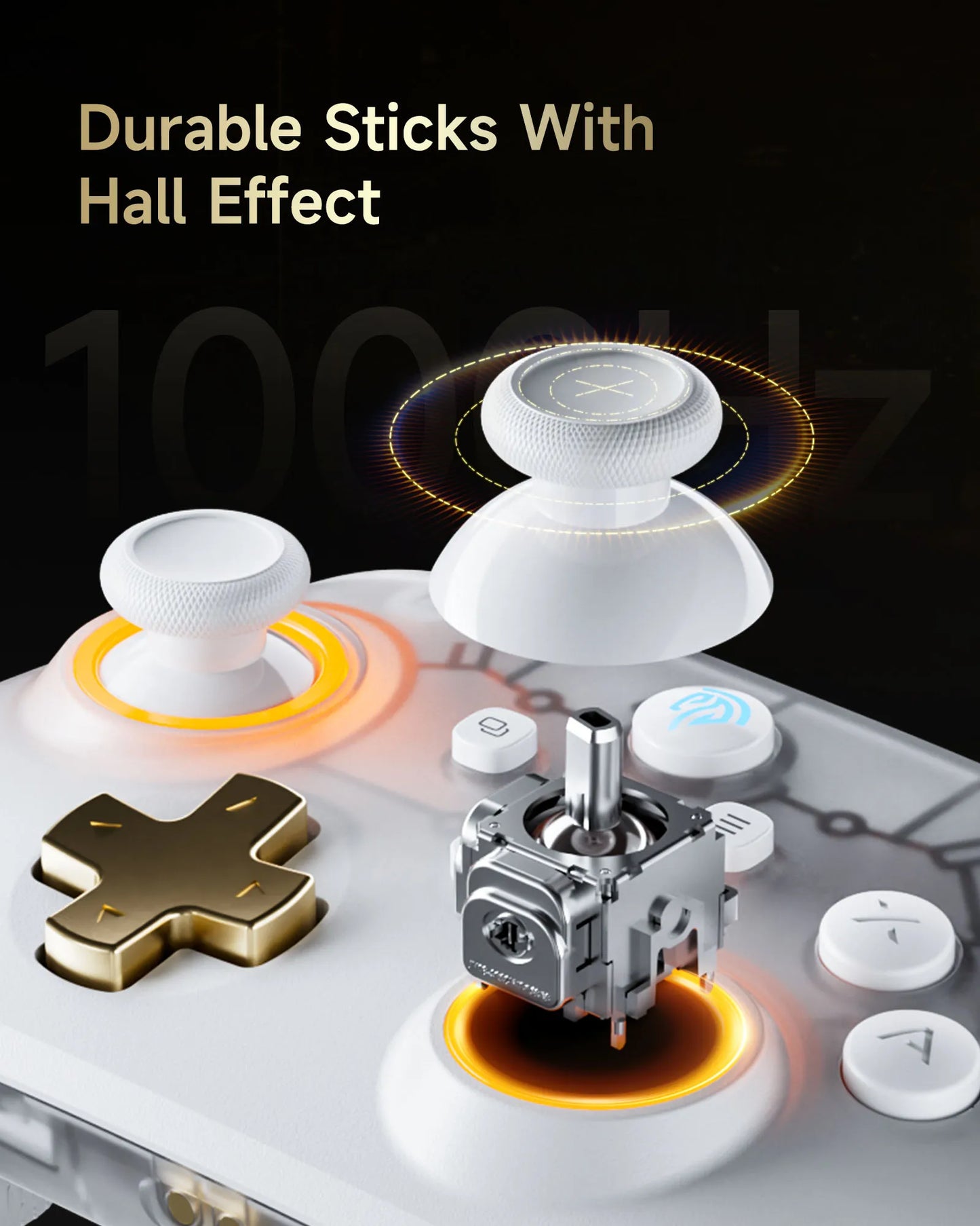 EasySMX D05 Wireless Gamepad – RGB Hall Effect Controller with Charging Dock | Switch, PC & Android Compatible