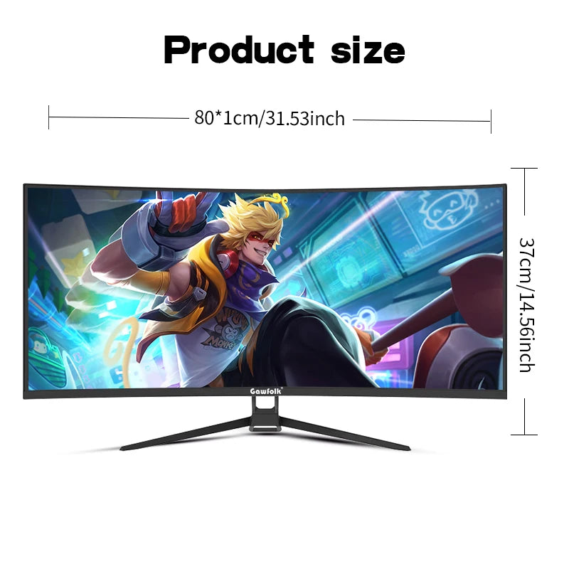 UltraWide 34” Curved Gaming Monitor – 144Hz HDR400, 1500R Immersion