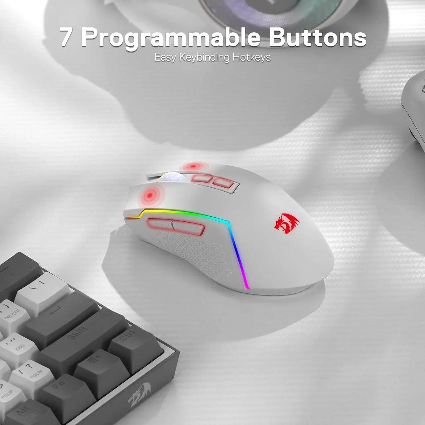 Redragon M693 – Pro Wireless & Wired 3-Mode RGB Gaming Mouse