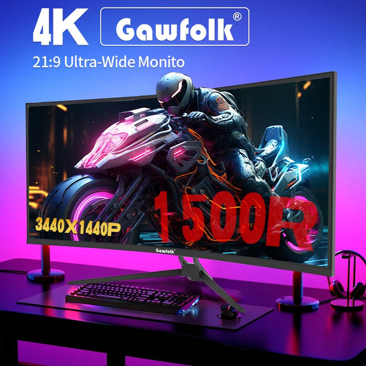 UltraWide 34” Curved Gaming Monitor – 144Hz HDR400, 1500R Immersion